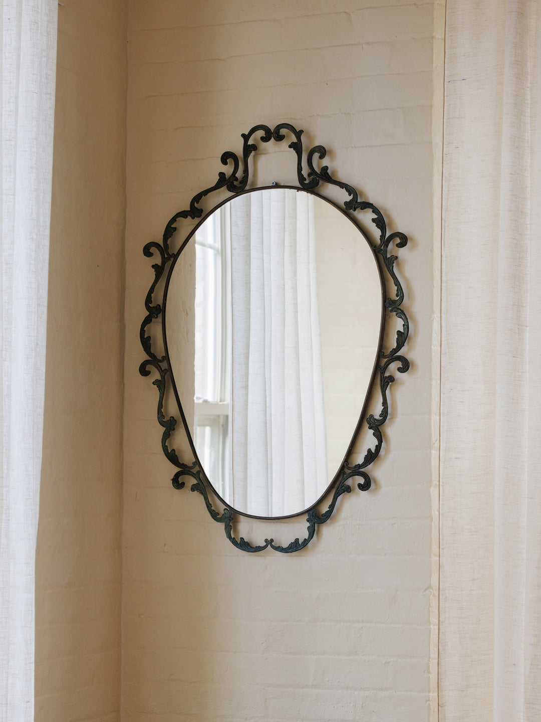 French Metal Mirror
