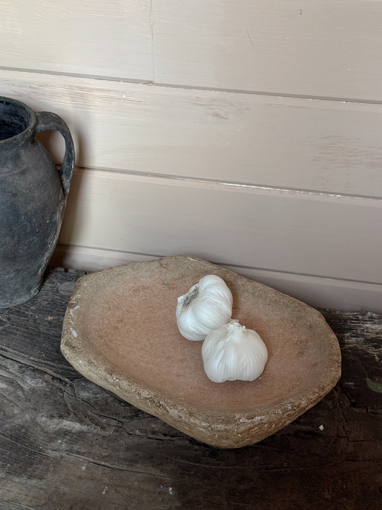 Rose Stone Kharal Bowl