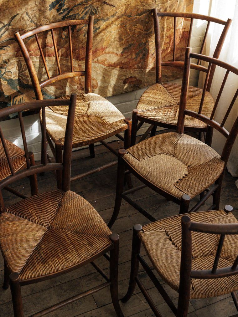 French Rush Chairs (Set of 6)