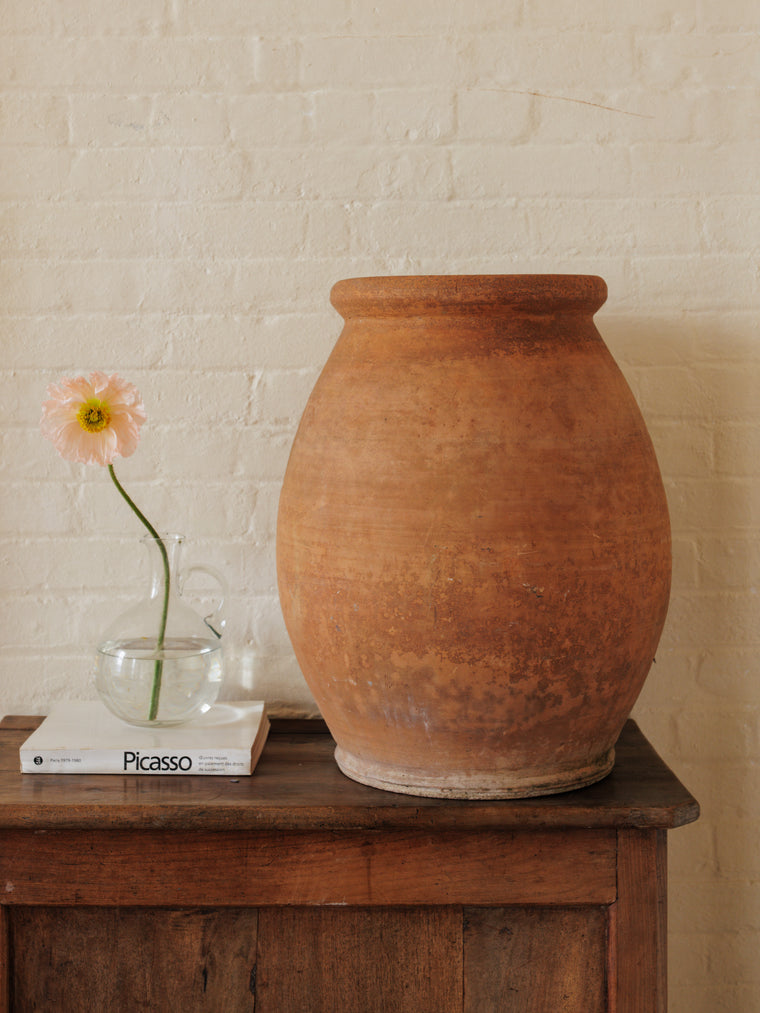 French Large Olive Pot