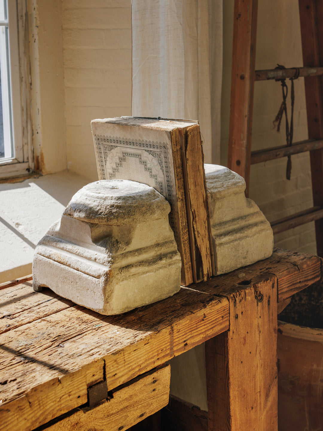 Marble Bookends