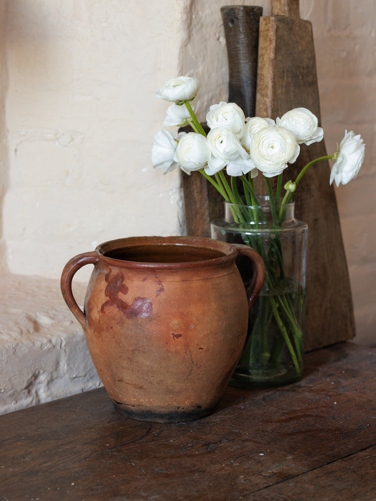 Antique Terracotta Confit Pot