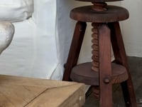 Adjustable Wooden Stool