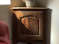 Oak Corner Cabinet