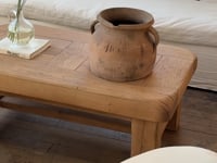 Brutalist Oak Coffee Table