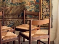 Midcentury Rush Chairs - Set of 4