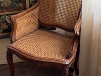 19th c. French Cane Armchair