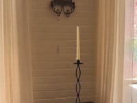 Wrought Iron Candle Holder