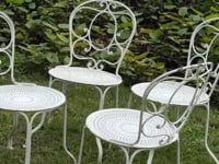 French Garden Chairs - Set of 4