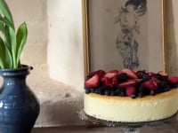 Vintage Glass Cake Pedestal